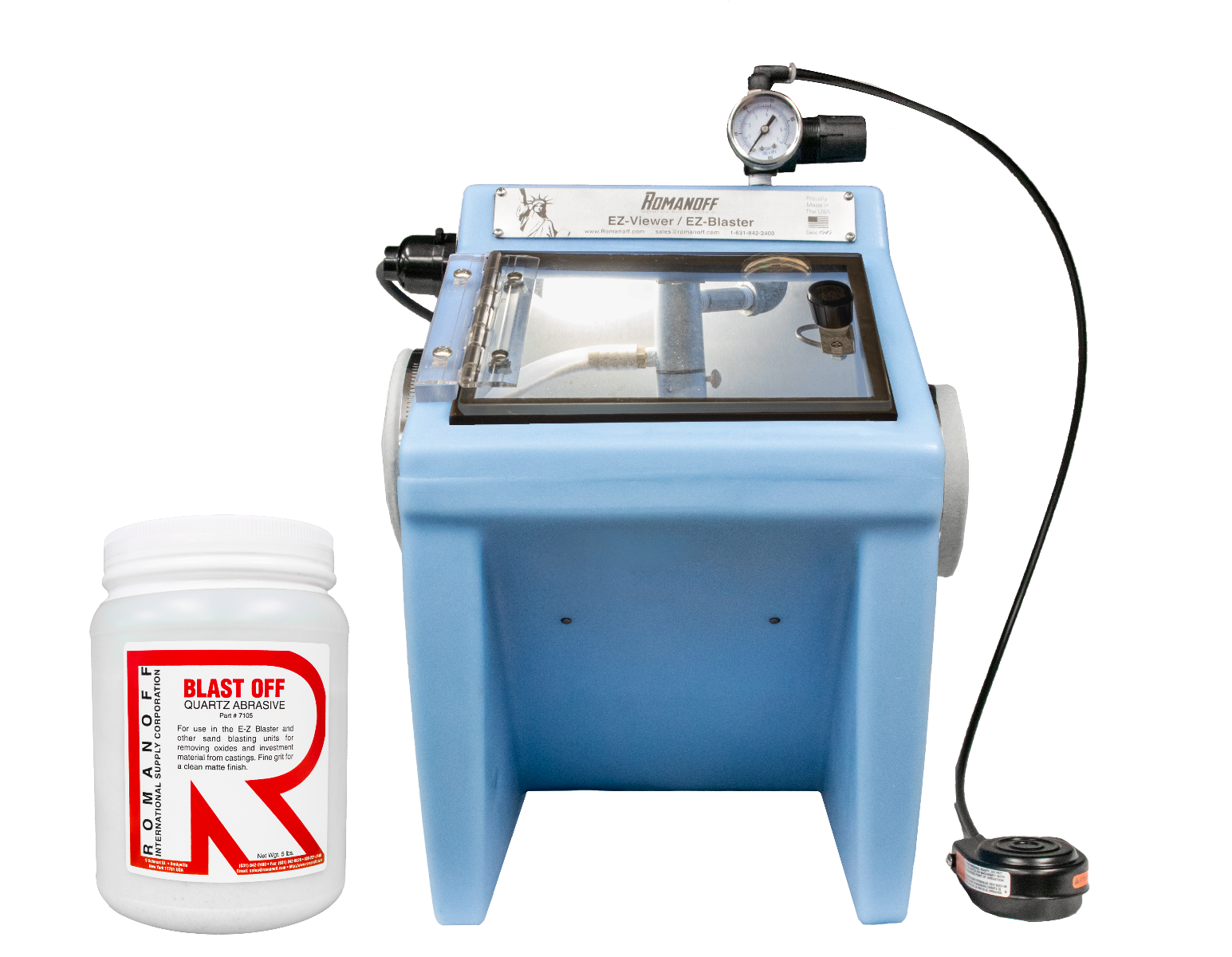 Romanoff E-Z View / E-Z Sand Blaster - 2 Hands
