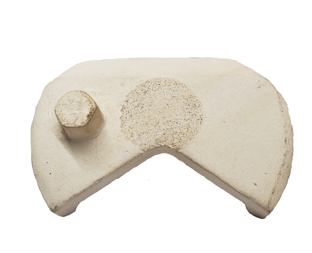 Tapa de crisol n.º 3015 Perf II, tapa de cerámica para crisol de 1 kg