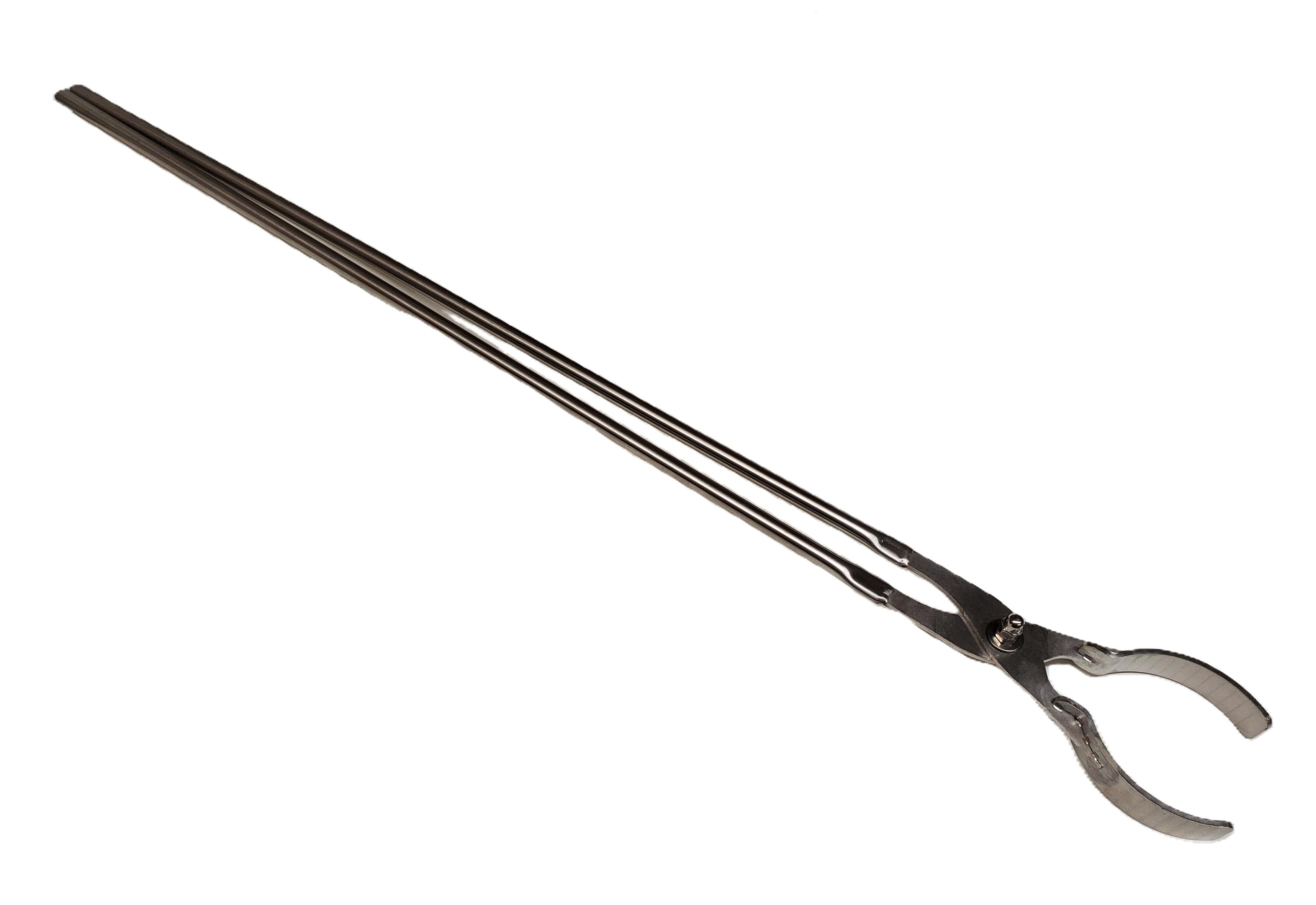 Heavy-Duty Flask Tongs (80mm-100mm)