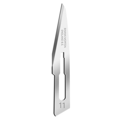 Swann Morton #11 Elongated Triangular Carbon Steel Blades