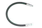 24 ½″ High Pres. Hose 1End ¼″ Male Swivel Thd, ⅜″ Male W/Cp