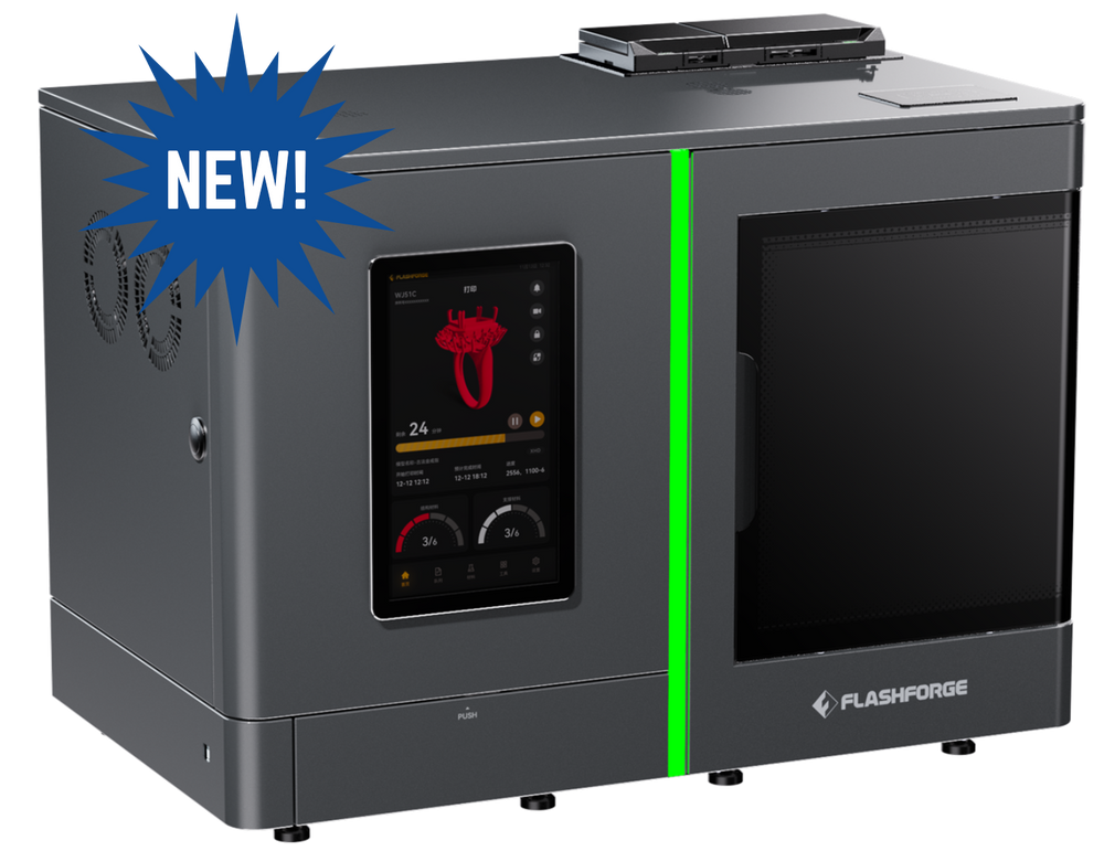 NEW! Flashforge® WaxJet 51C: Desktop Wax 3D Printer