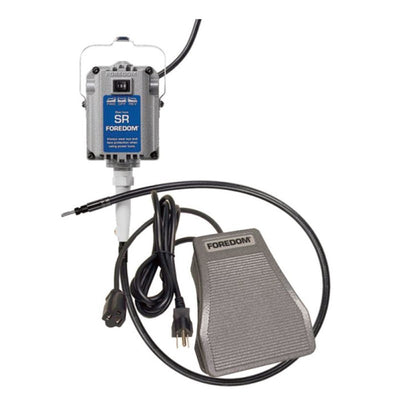 Máquina de eje flexible Foredom SR con control de pie SCT y reversa