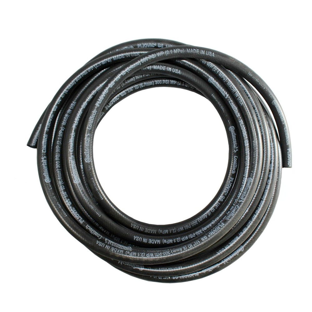 Manguera de soplete negra reforzada de ¼"