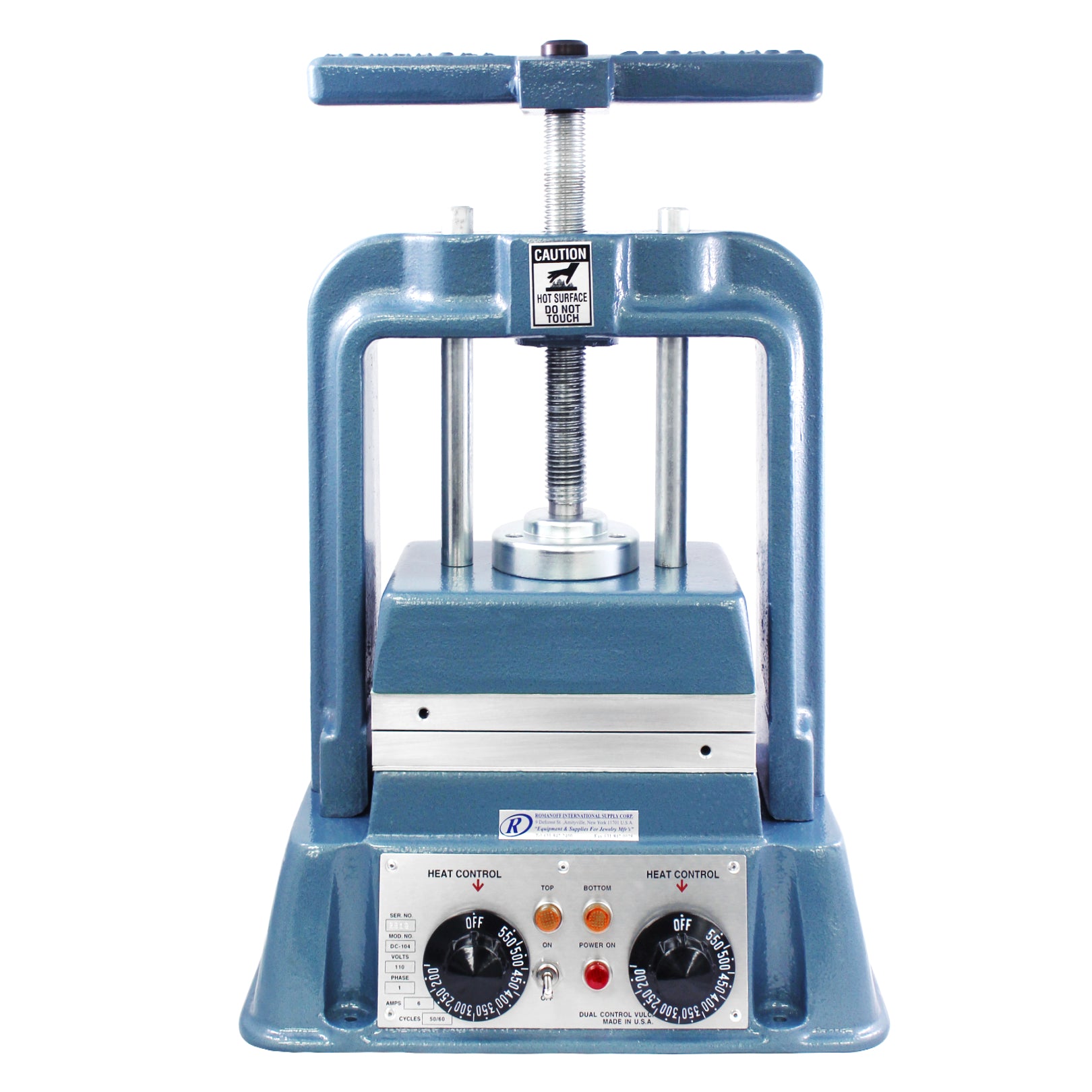 Vulcanizadora de Mesa Deluxe con Termostato Doble Romanoff