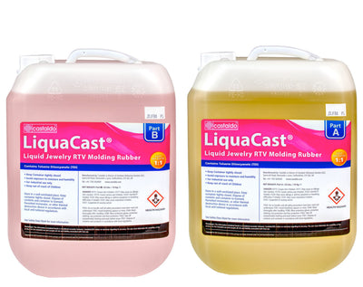 Castaldo® LiquaCast®: No-Shrink Pink RTV Liquid Molding Rubber - 44 lb Kit