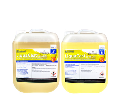 Castaldo® LiquaCast®: Long-Life No-Shrink Yellow RTV Liquid Molding Rubber Kit - 8kg
