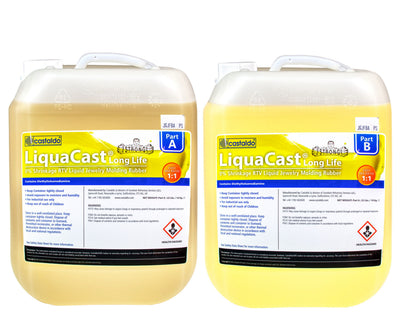 Castaldo® LiquaCast®: Long-Life, No Shrink, RTV Liquid Molding Rubber - 44 lb Kit
