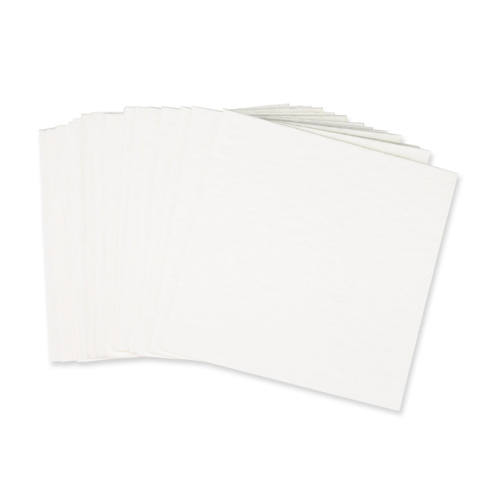 Bases de papel sin amianto - Base cuadrada - 5" x 5"