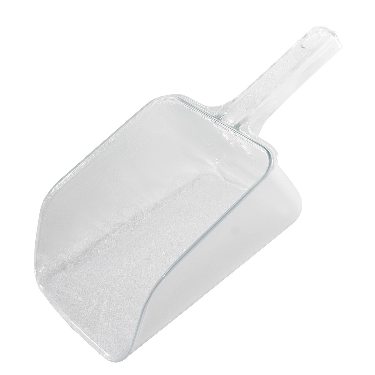 Clear Plastic Investment Scoop - 5lb Capacity