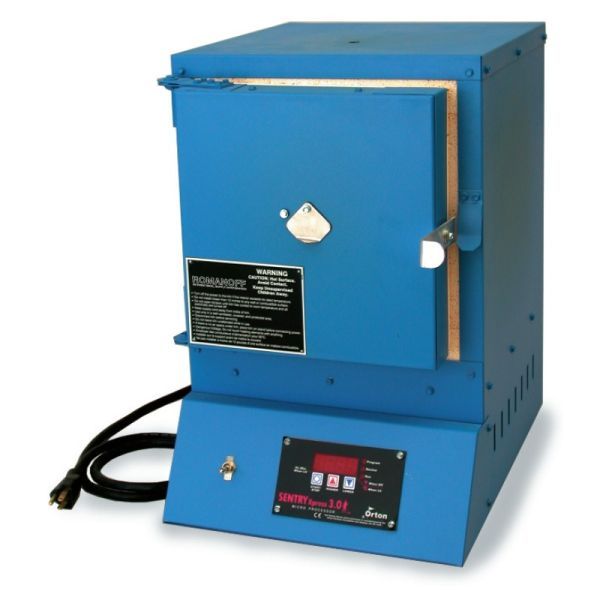 Super Blue Automatic Furnace with Touch Screen Controller - 5.75" x 6.25" x 6"