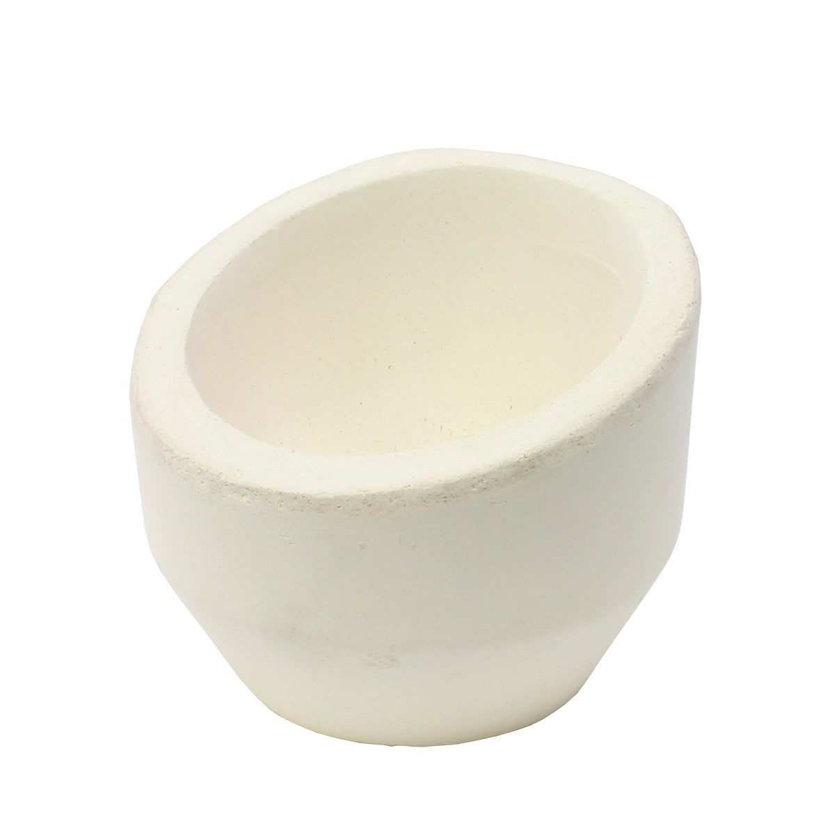 Silica High Back Melting Dish - #3H Style