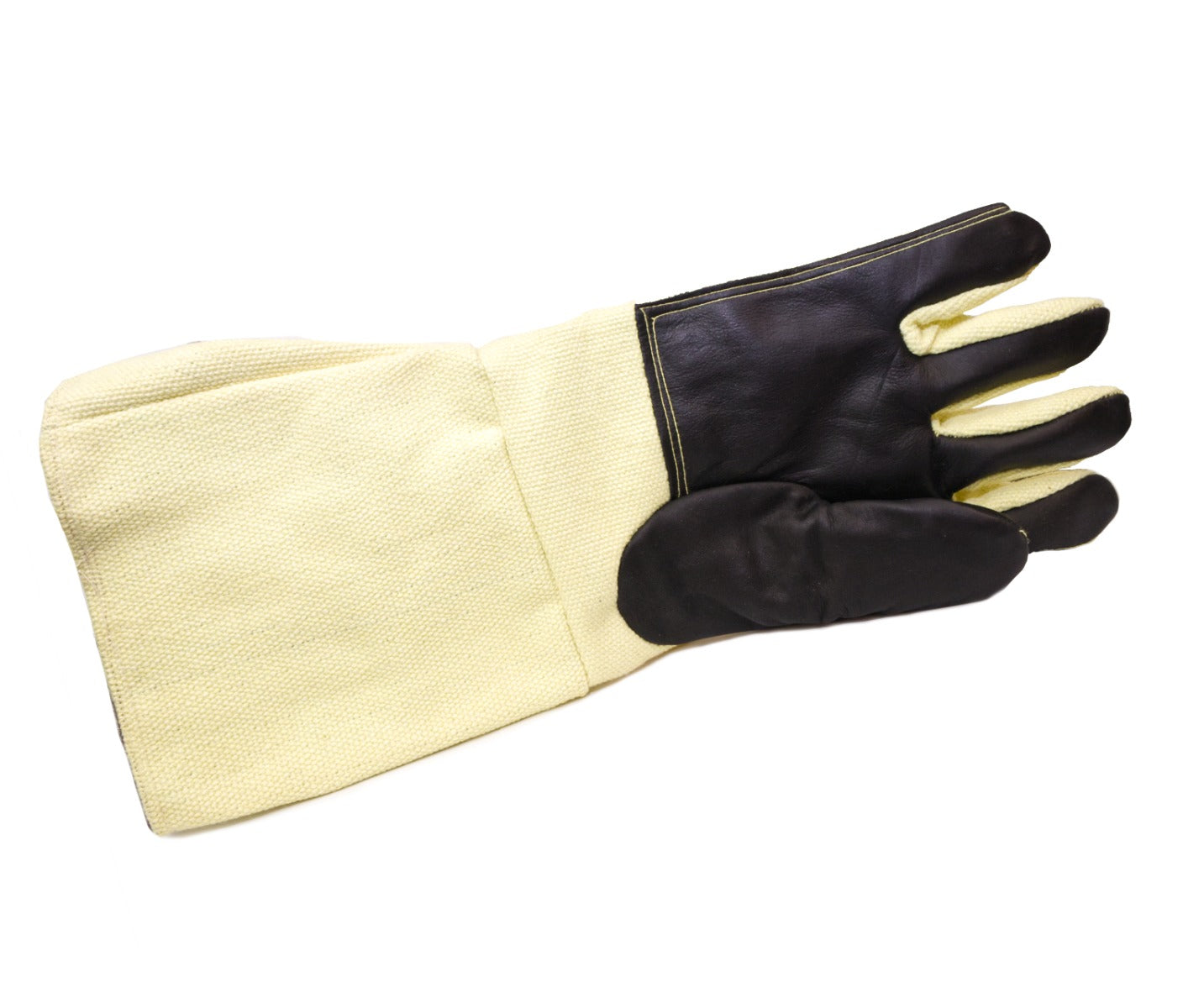 18" Yellow Non-Asbestos Right Leather Palm Glove