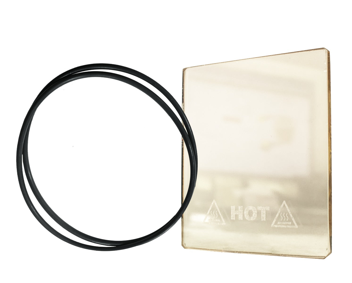 Indutherm Clear Heat Shield with Gaskets for MC 16, MC 20 V, & MC 100 V Casting Machines