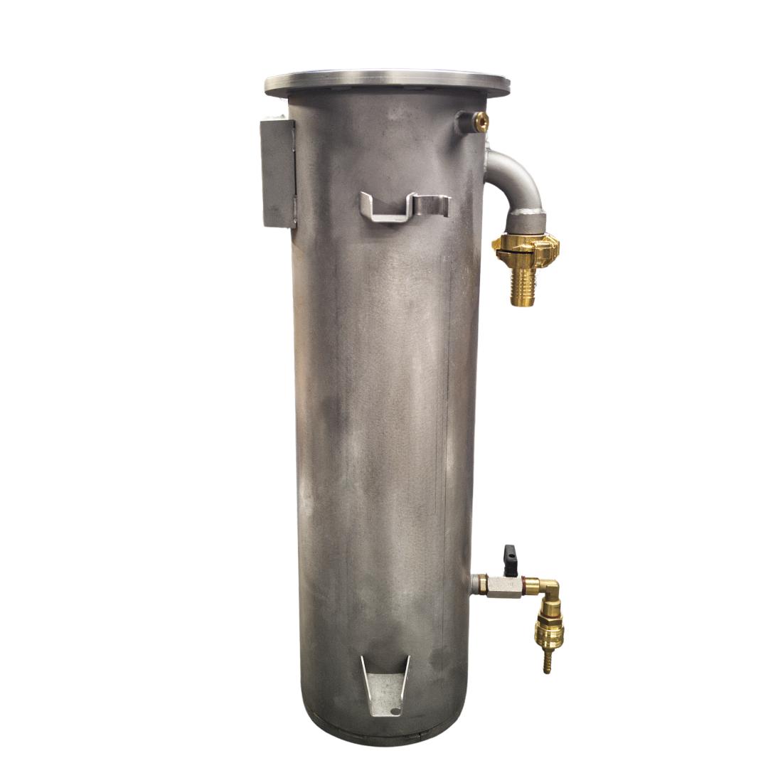 Crisol completo de cerámica y grafito Indutherm para máquinas de fusión MU 200 y 400