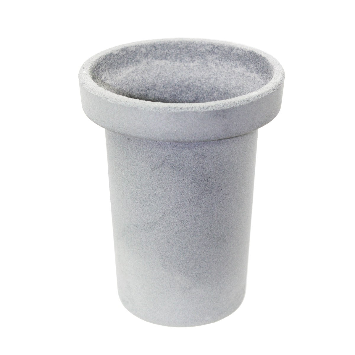 Indutherm 100 x 60 mm Grey Stainless Steel Crucible for VTC 200 V & MU 200