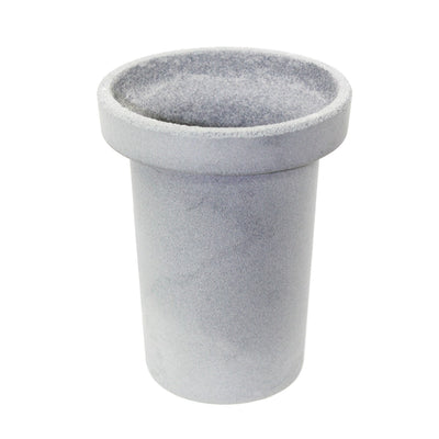 Indutherm 100 x 60 mm Grey Stainless Steel Crucible for VTC 200 V & MU 200