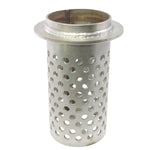 Stainless Steel Perforated Flask - 4" x 6" - With Flange