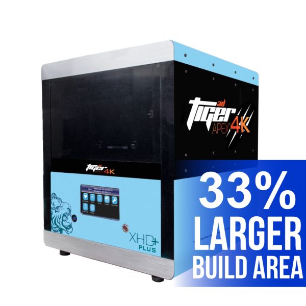 Tiger3D APEX 4K XHD Plus: Jewelry Resin 3D Printer (Showroom Model)