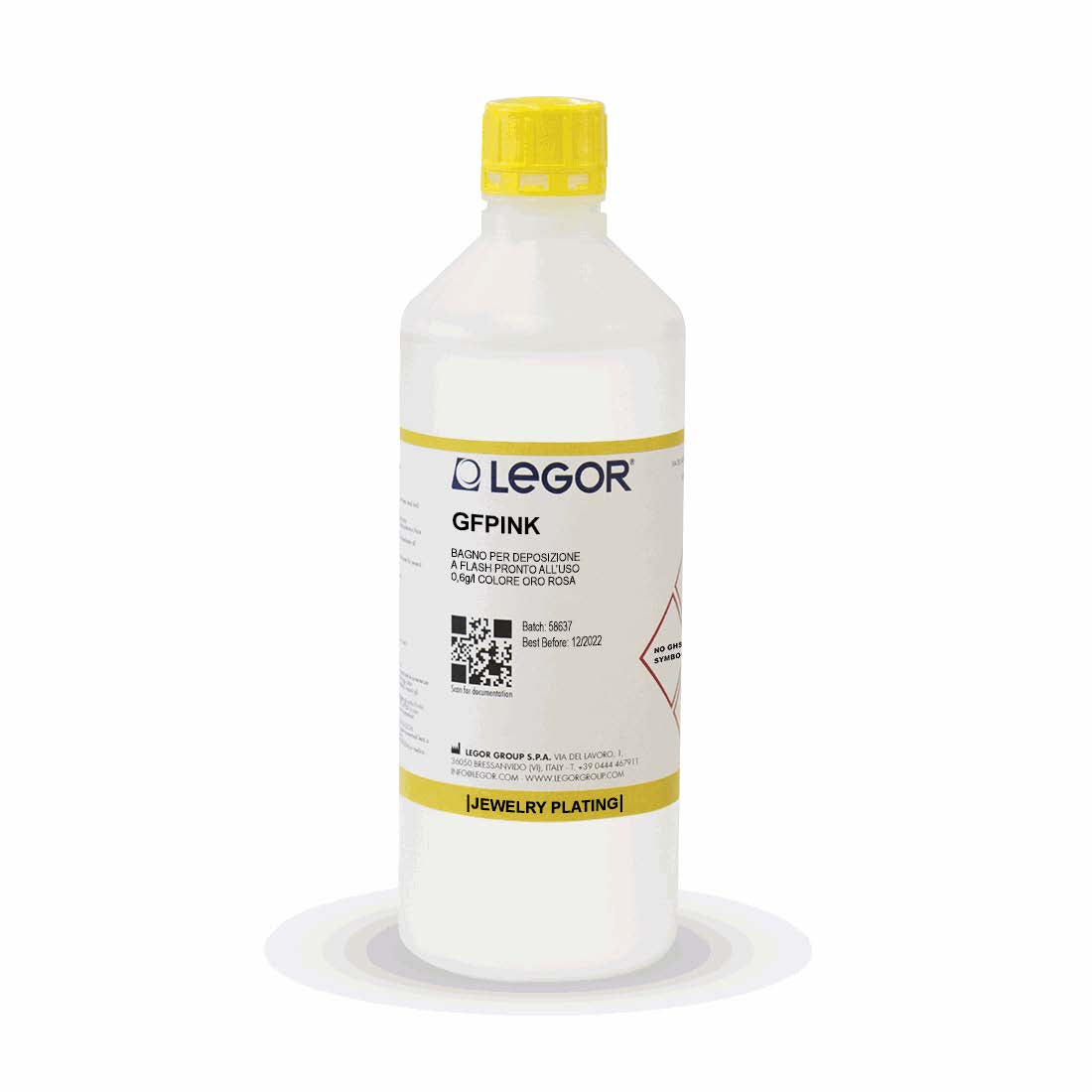 Legor 14kt Pink (Rose) Gold Plating Solution - 2 Gr. (Ready To Use)