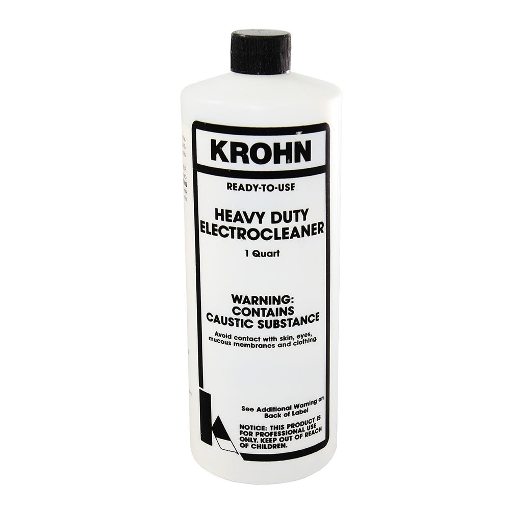 KROHN Heavy Duty Electro Cleaner - 1Qt Bottle