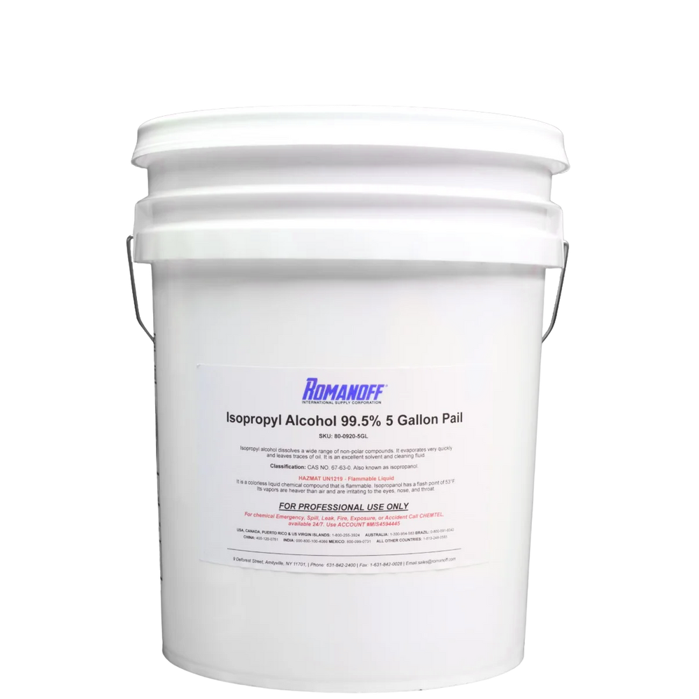 99.5% Isopropyl Alcohol - 5 Gallon Bucket