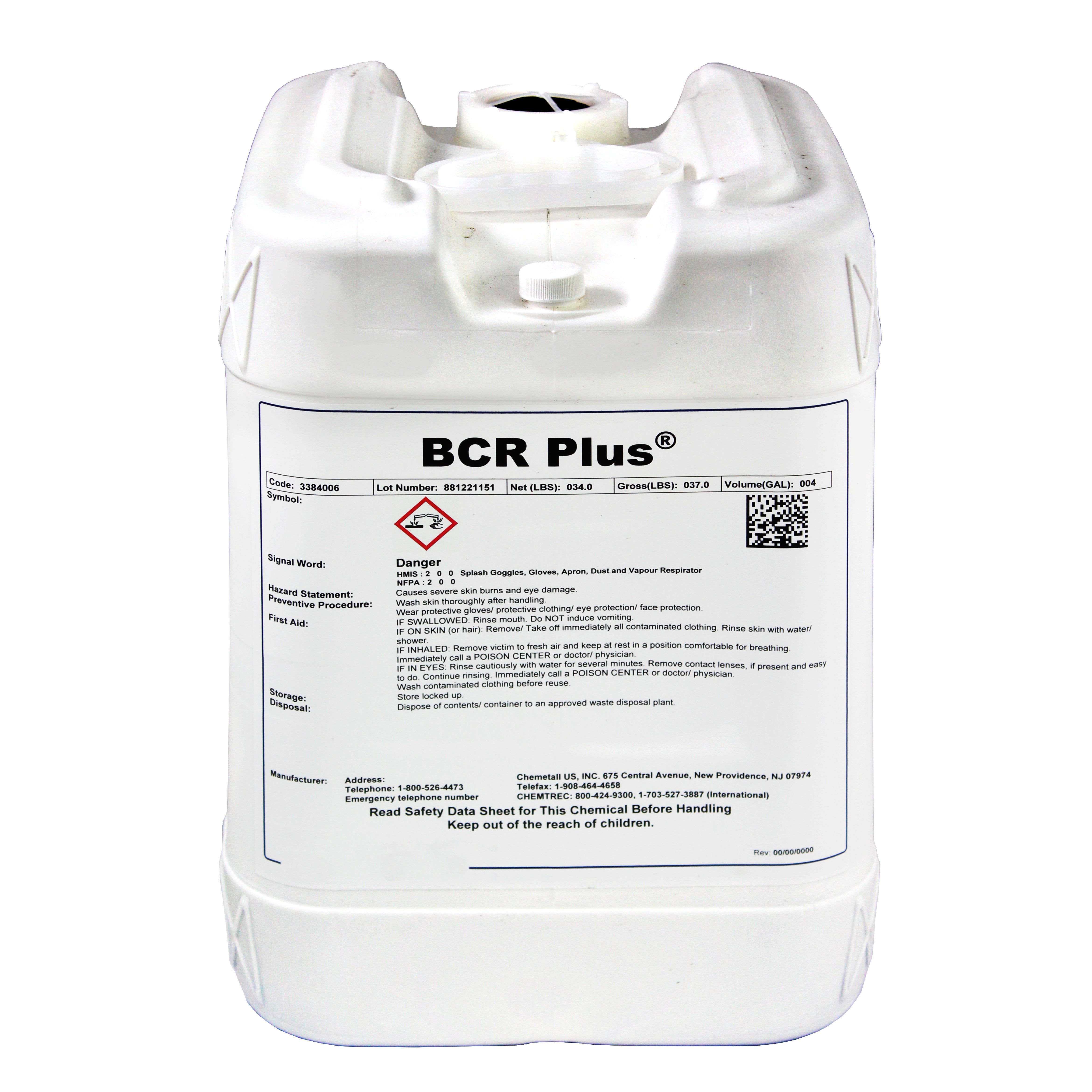 Original BCR NYC Plus Ultrasonic Concentrate Solution - 5 Gallon