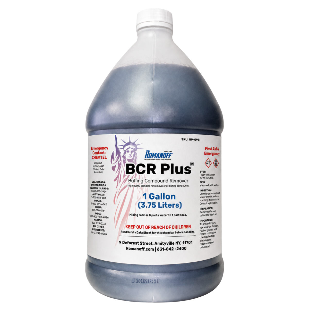 BCR Plus: Ultrasonic Solution - 1 Gallon