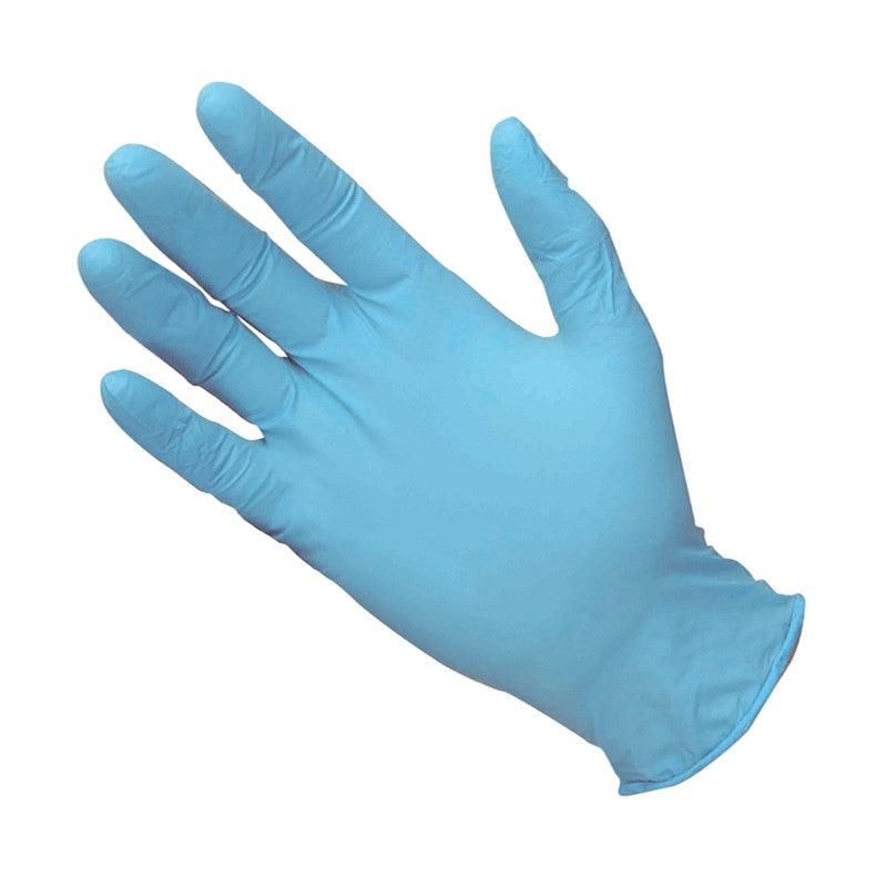 Blue Nitrile Gloves - 100 Per Box