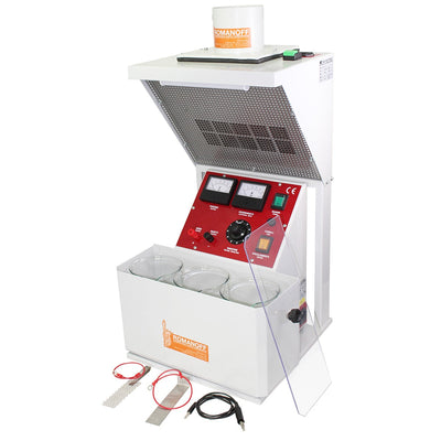 Medium Italian Plating Machine - HEPA Exhaust Hood