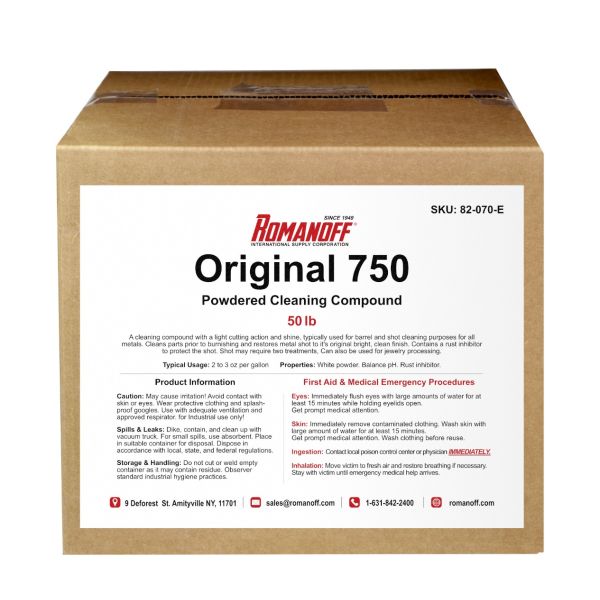 Romanoff Original 750: Powdered Cleaning Compound - 50 lbs