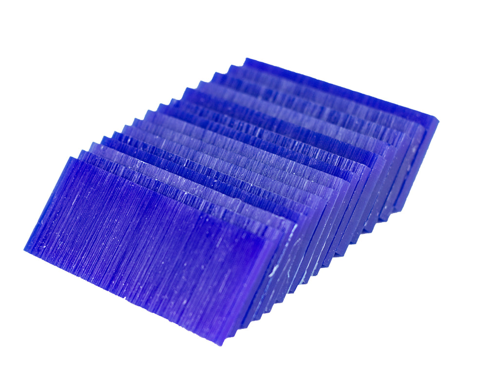 Limaduras de cera surtidas Freeman File-A-Wax - Azul - Caja de 1/2 libra de 1/8" - 1/4" de grosor