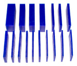 Freeman File-A-Wax Assorted Slices - Blue - 1lb Box 3/16"- 1" Thick (4.77mm - 25.4mm)