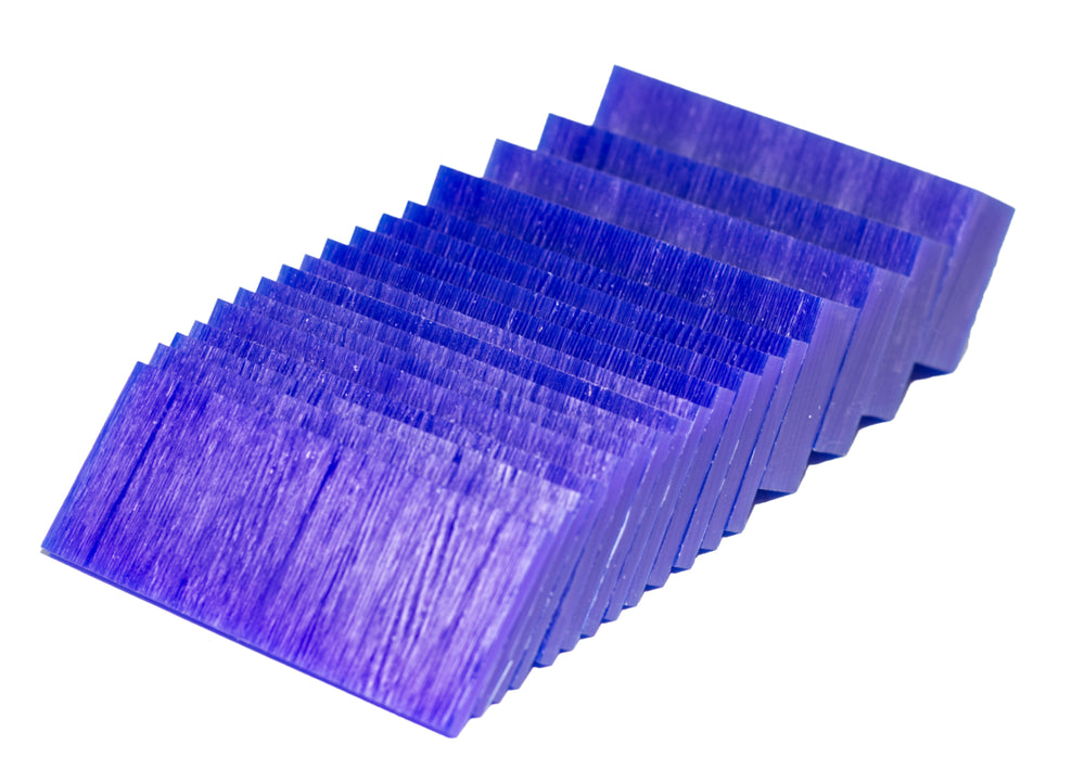 Archivos Freeman File-A-Wax Rebanadas Surtidas - Azul - Caja de 1 lb de 4.77mm - 25.4mm de espesor