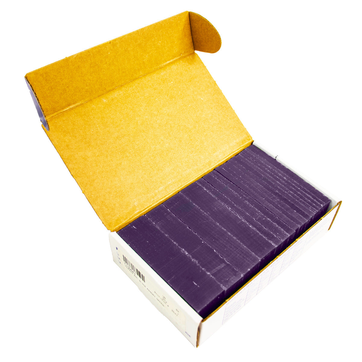 File-A-Wax Assorted Slices - Purple - 1lb Box 3/16"- 1" Thick (4.77mm - 25.4mm)