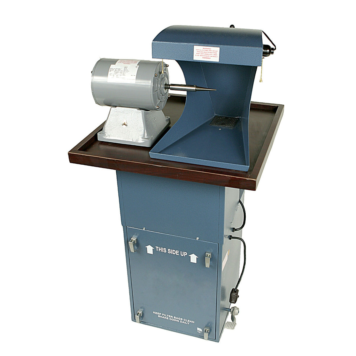 Romanoff Polishing Station with ½ HP Dust Collector and ¾ HP Single-Spindle Polishing Motor
