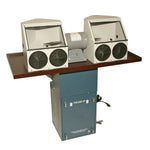 Romanoff Double Hood Polishing Station- ½ HP Dust Collector & ½ HP Double Spindle Polishing Motor