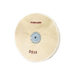 Romanoff 6" White Muslin Buffs