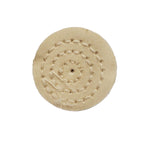 1/4" x 16 Ply Mini Muslin White Baby Buffs