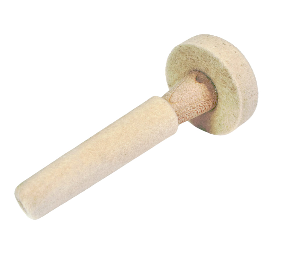 Pulidor combinado de fieltro de 2" x ½"