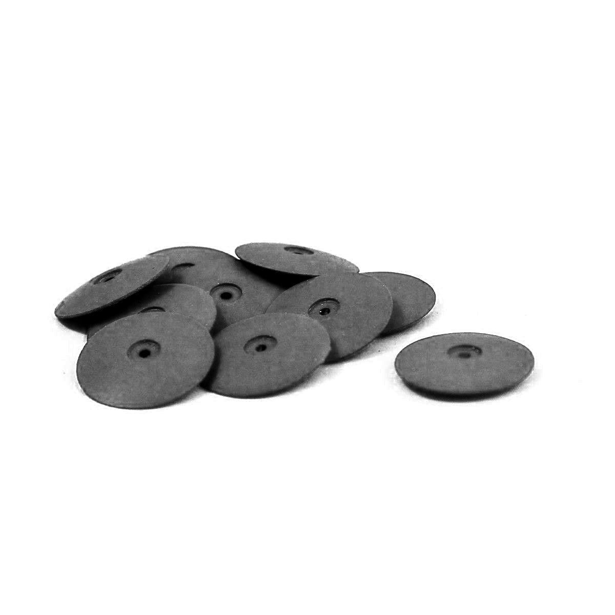 Eve® Black L18M Flexible Silicon Knife-Edge Rubber Wheels