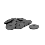 Eve® Black L18M Flexible Silicon Knife-Edge Rubber Wheels
