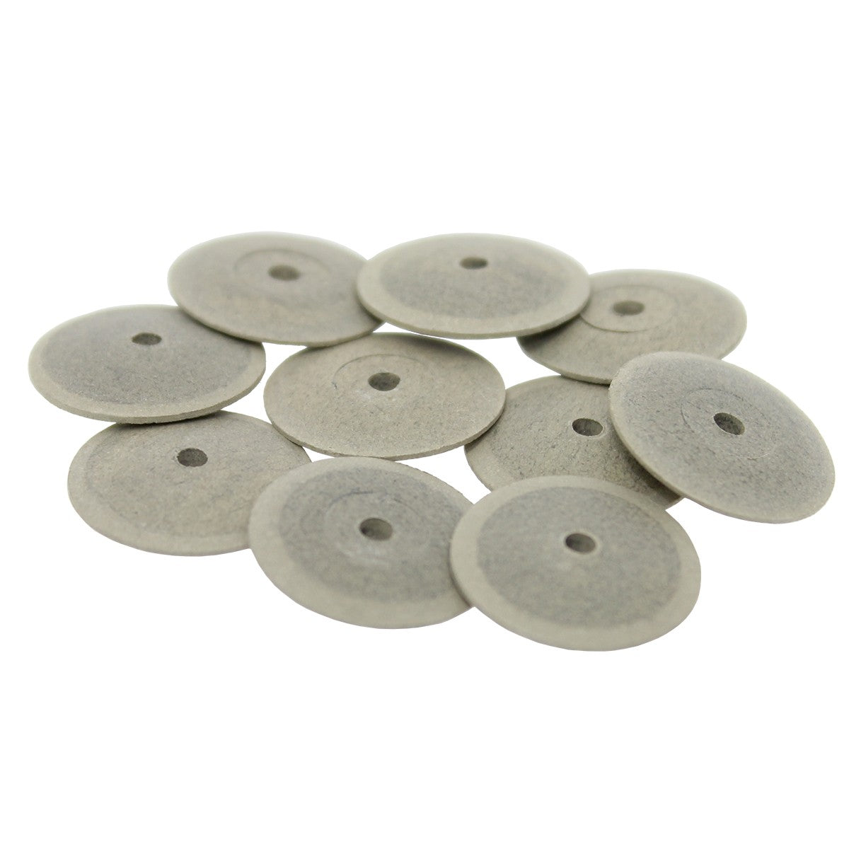 Dedeco® ⅝"White Knife-Edge Polishing Wheels