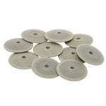 Dedeco® ⅝"White Knife-Edge Polishing Wheels