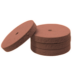 Dedeco® Ruedas de pulido suaves/finas de borde cuadrado rojas (Caja de 100)