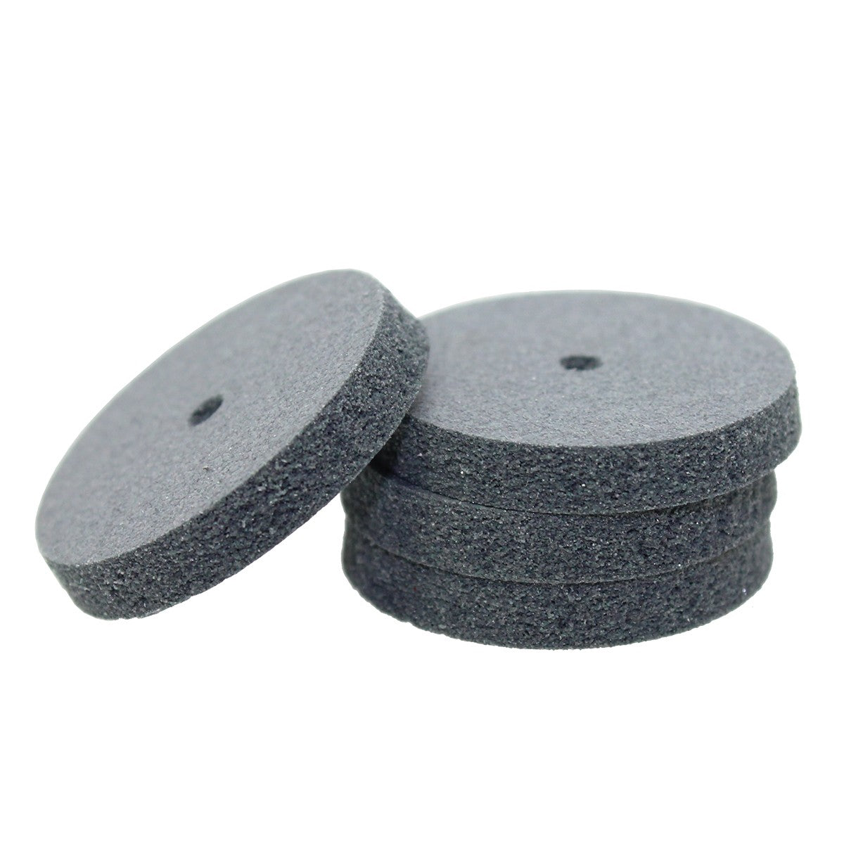 235 Grit Square-Edge Gray Rubber Wheels Grey (Box of 100)