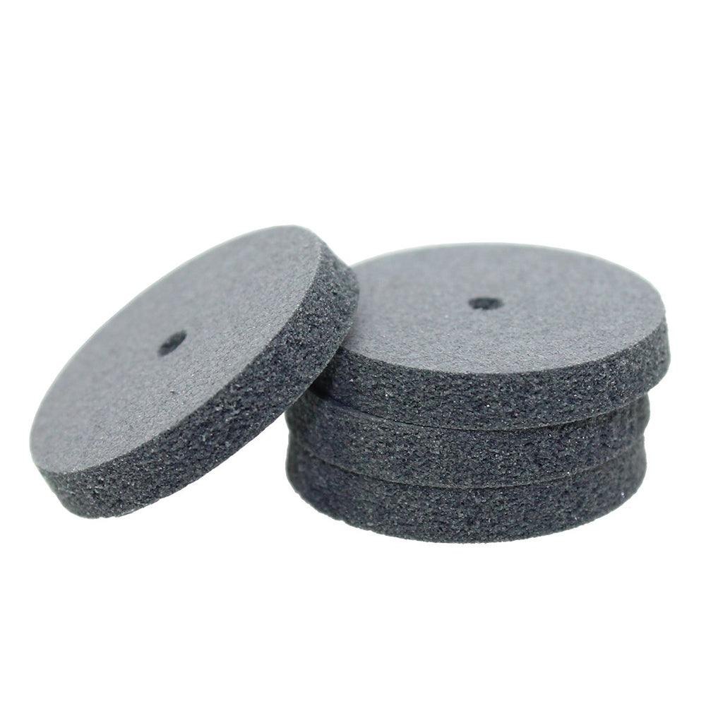 235 Grit Square-Edge Gray Rubber Wheels Grey (Box of 100)