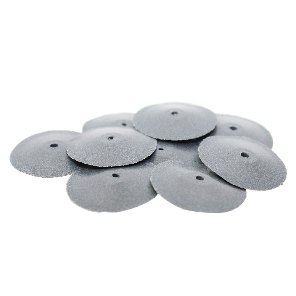 235 Grit Knife-Edge Gray Rubber Wheels