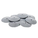 235 Grit Knife-Edge Gray Rubber Wheels