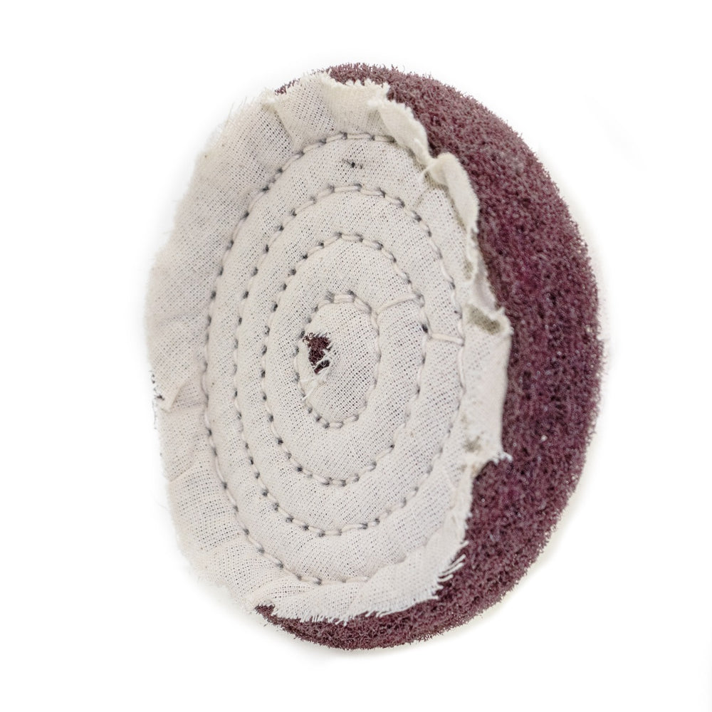 Pulidores de tela satinada media de 4" X 3 capas